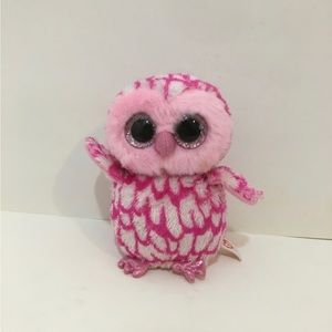 Ty Beanie Boo pinky the owl